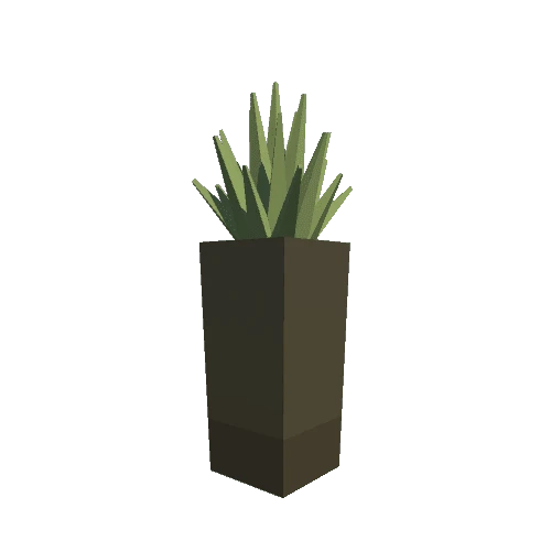 Pot Plant 121 Pot 8 Black